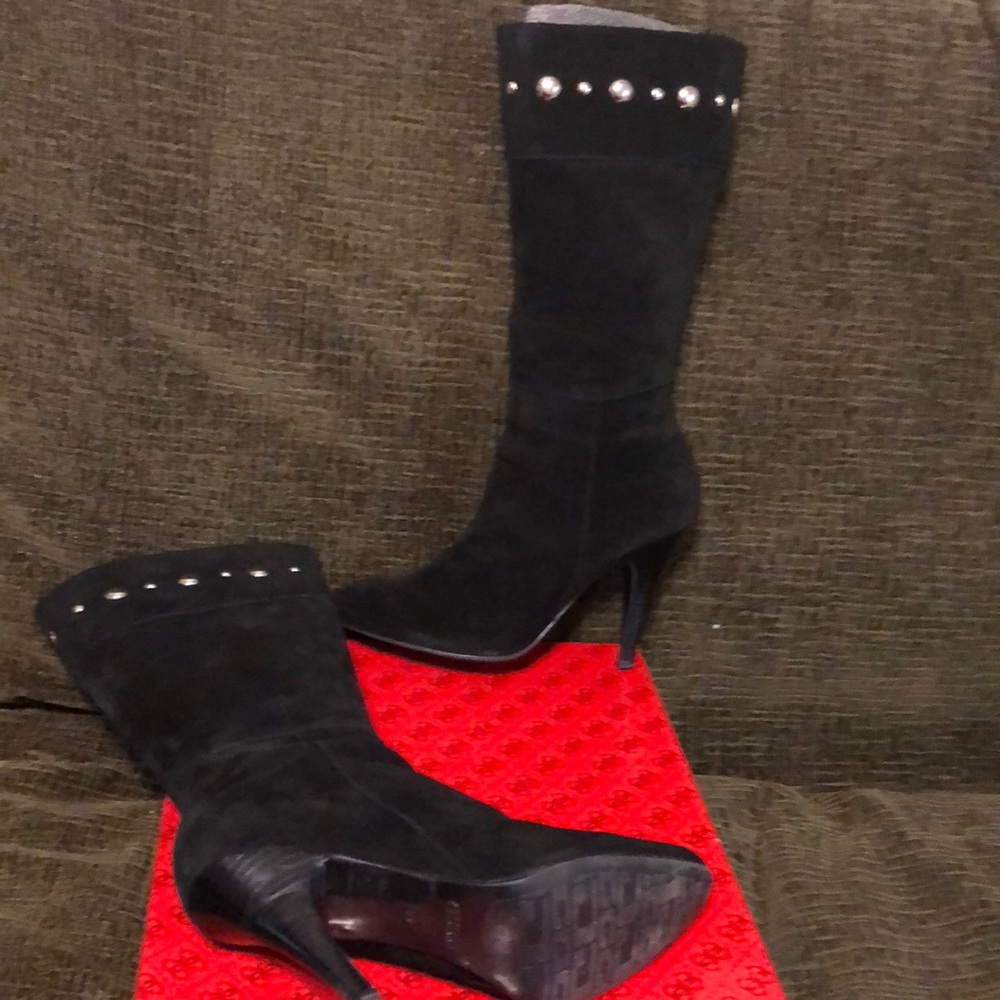 Authentic Guess Nerina Black Suede Boots